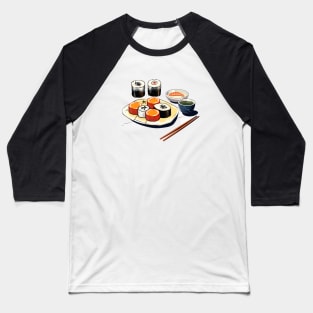 Sushi Wonderland: Whimsical T-Shirt for Sushi Lovers! Baseball T-Shirt